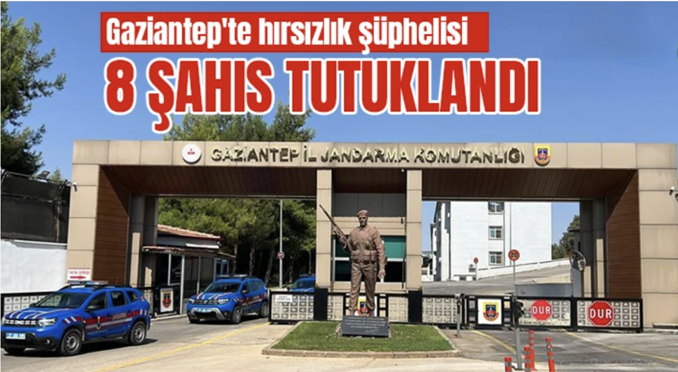 Gaziantep'te hırsızlık şüphelisi 8 şahıs tutuklandı