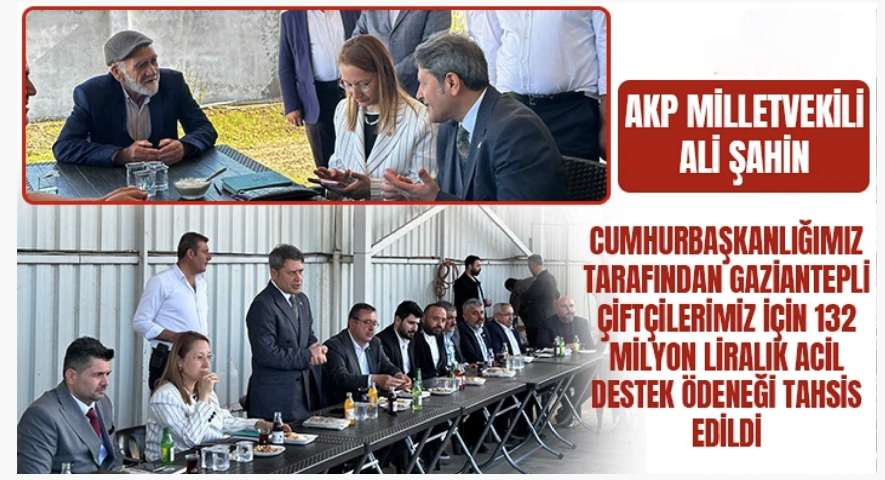 Şahin: Gaziantep İçin Acil Destek Ödeneği Tahsis Edildi