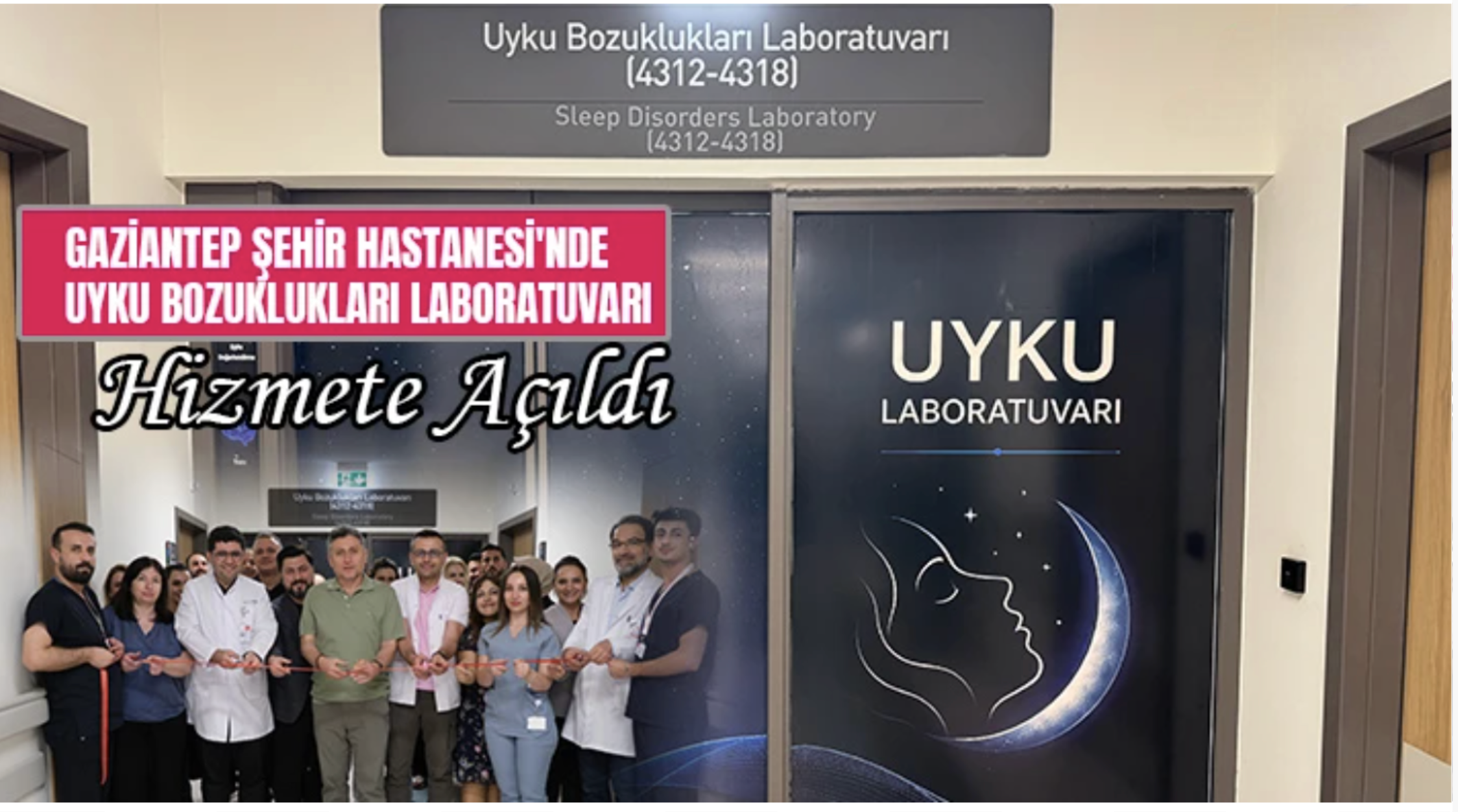 Gaziantep Şehir Hastanesi'nde Uyku Bozuklukları Laboratuvarı Hizmete Açıldı