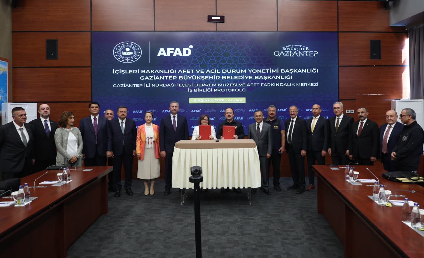 NURDAĞI DEPREM MÜZESİ VE AFET FARKINDALIK MERKEZİ İÇİN İŞ BİRLİĞİ PROTOKOLÜ İMZALANDI