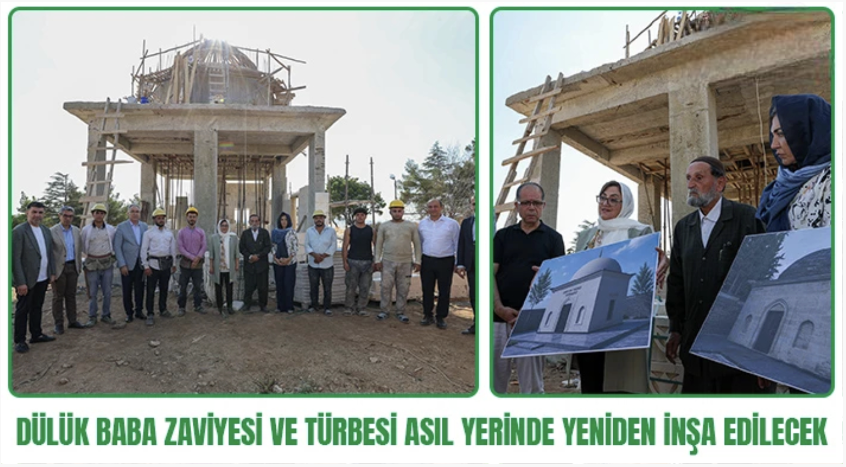 Dülük Baba Zaviyesi Ve Türbesi Asıl Yerinde Yeniden İnşa Edilecek