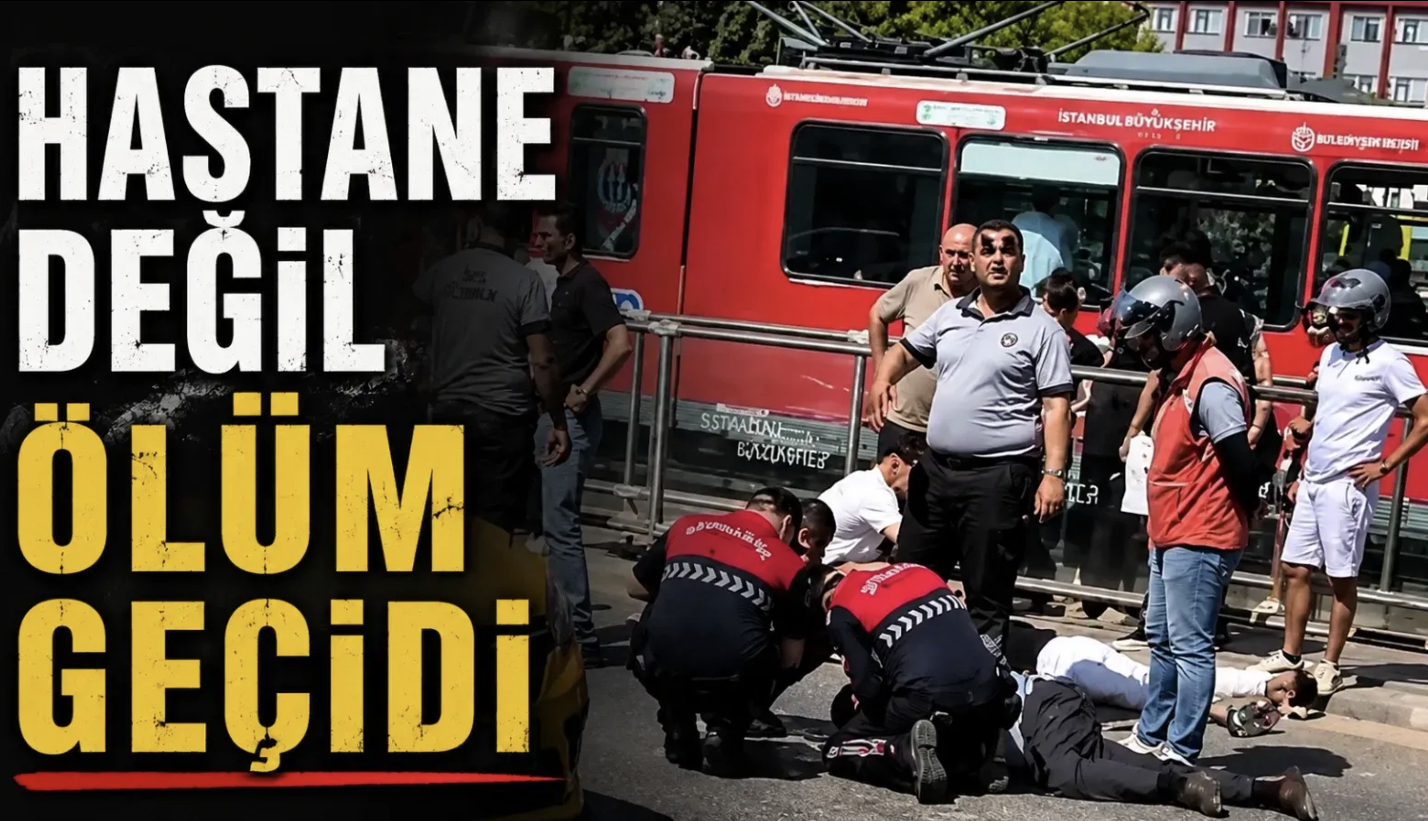Hastane durağında feci kaza...Bu çileyi bitirin