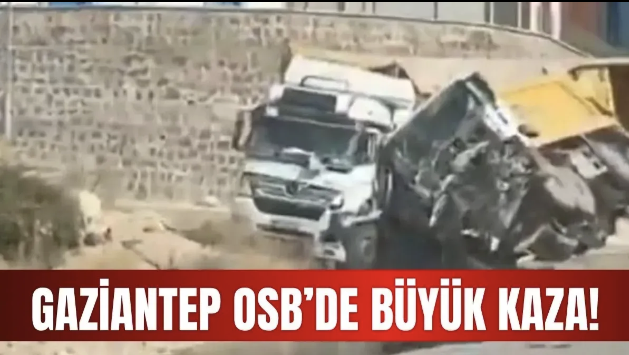 Gaziantep'te OSB’de korkutan kaza!