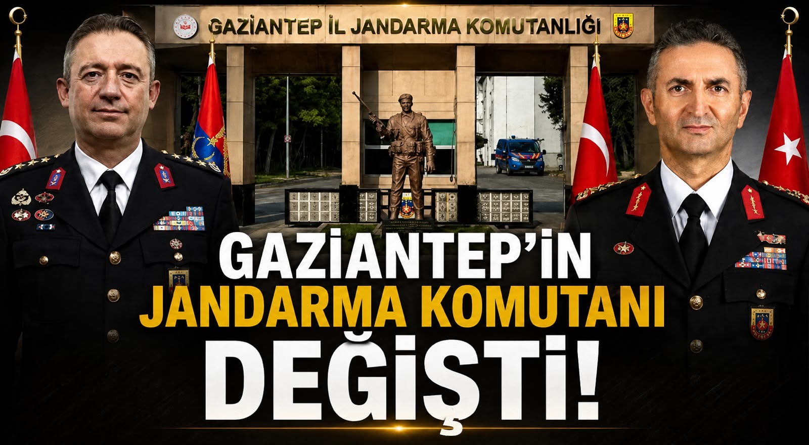Gaziantep’in Jandarma Komutanı Değişti!