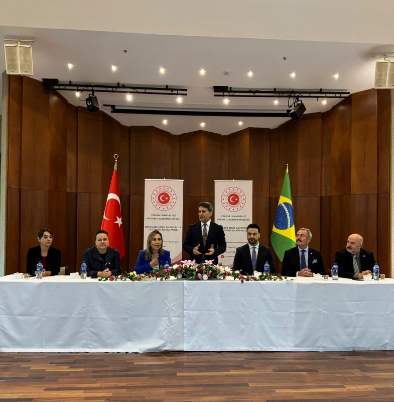 Ali Şahin, Brezilya’da Türkiye-Latin Amerika ilişkileri ve Türk toplumuyla buluşma gündemiyle temaslarda bulundu