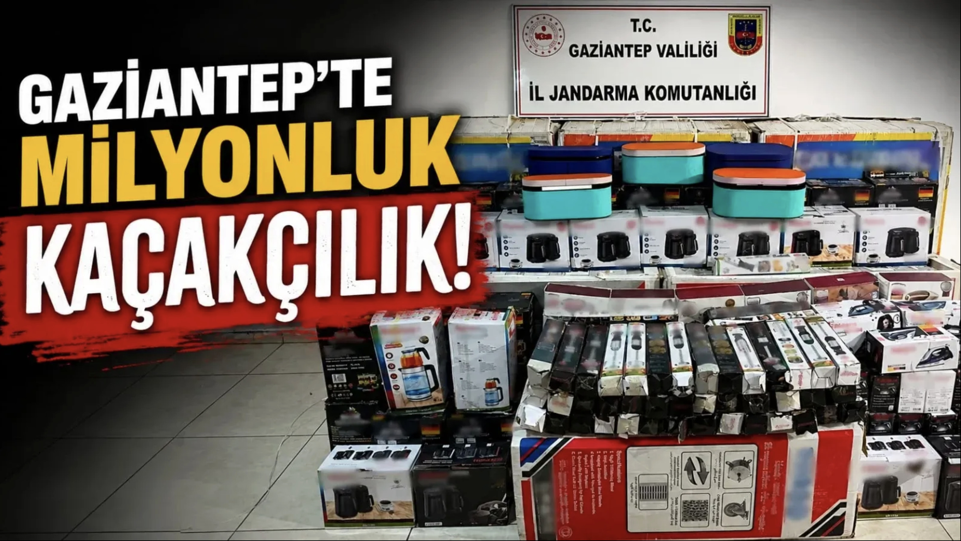 Jandarmadan milyonluk kaçakçılık operasyonu