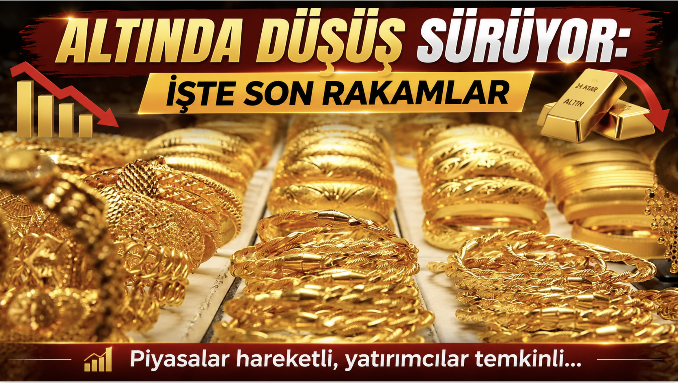 Altında Düşüş Sürüyor: İşte Son Rakamlar