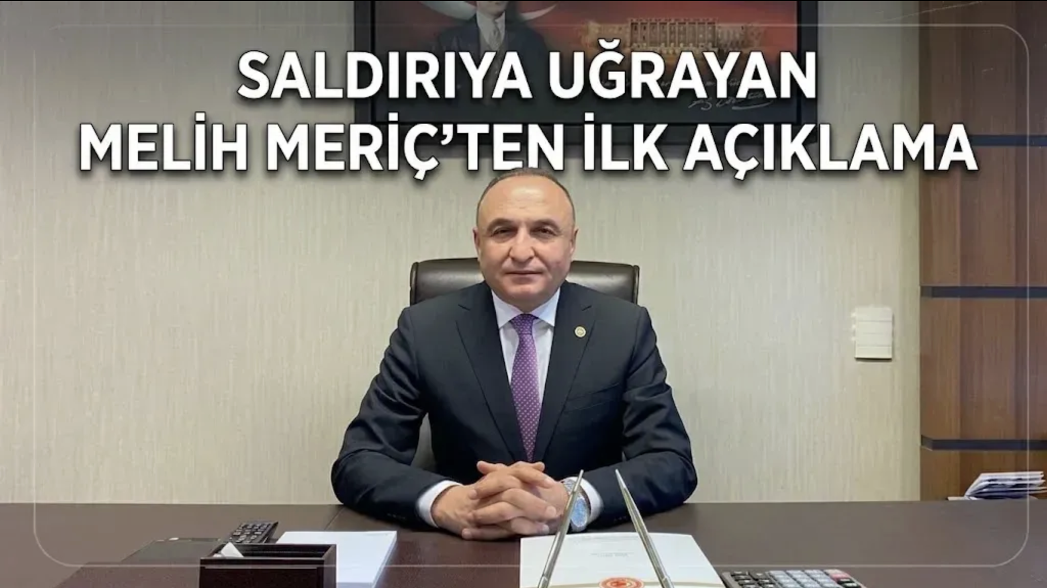 Saldırıya uğrayan Melih Meriç'ten ilk açıklama geldi
