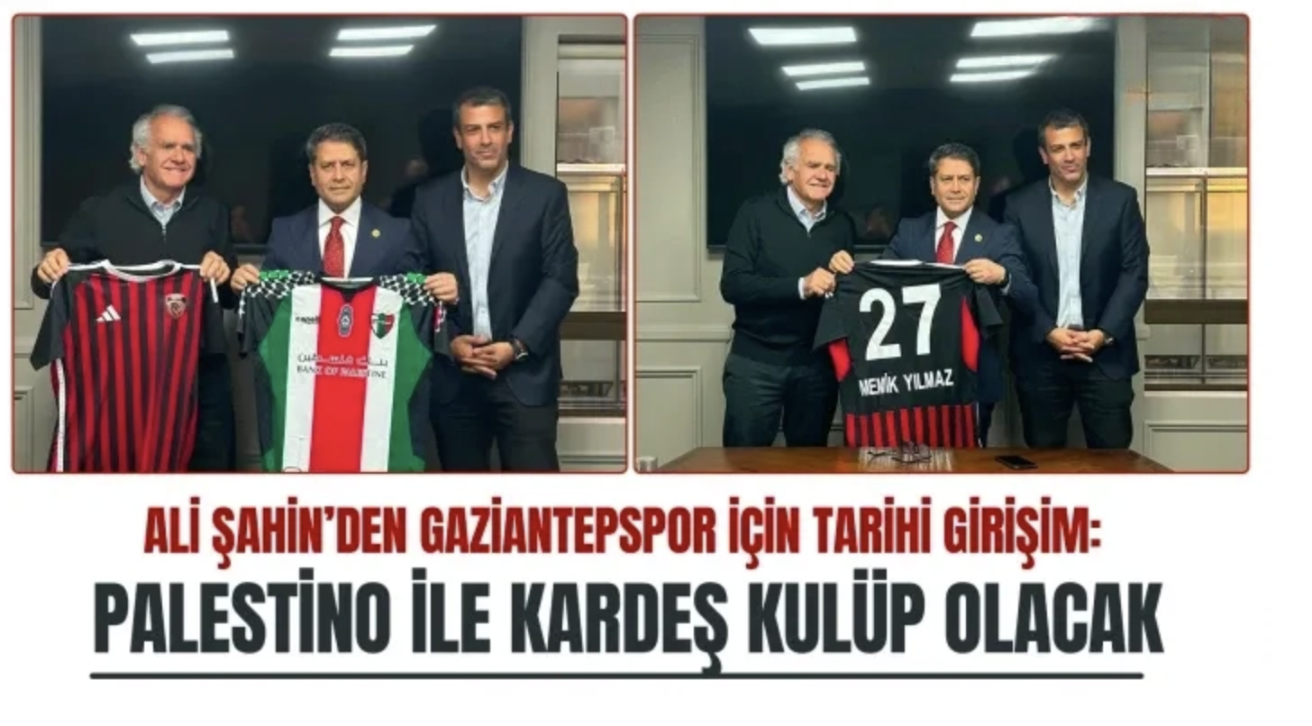 Gaziantepspor ile Palestino Kardeş Kulüp Oluyor