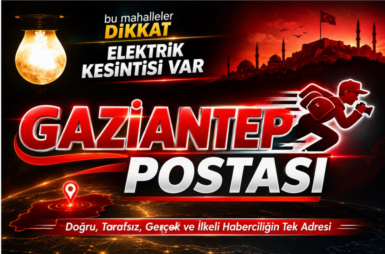 26 Ağustos 2026 Gaziantep'te Elektrikler Kesilecek