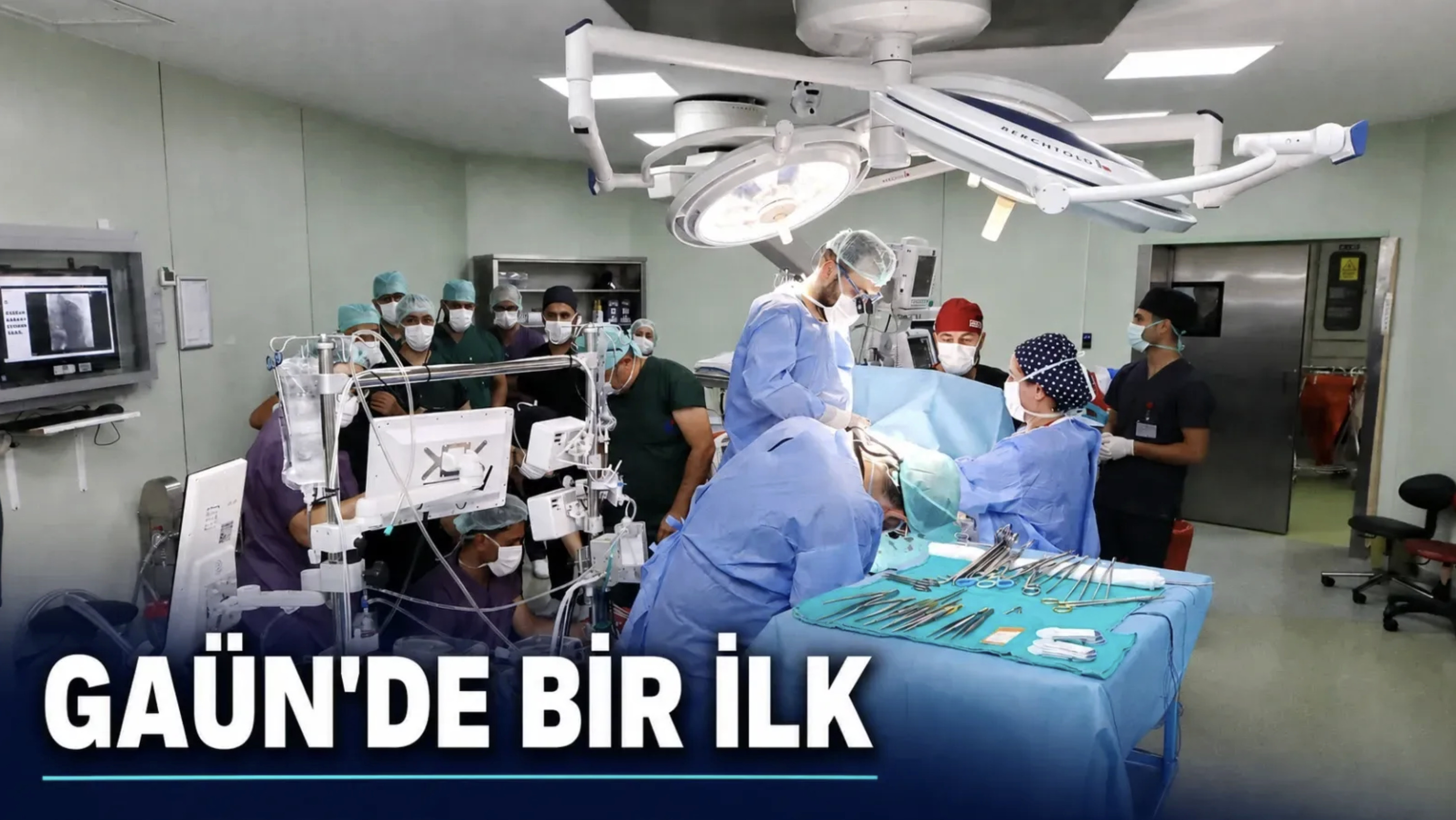 GAÜN'de yerli milli makina ile ilk kalp ameliyatı