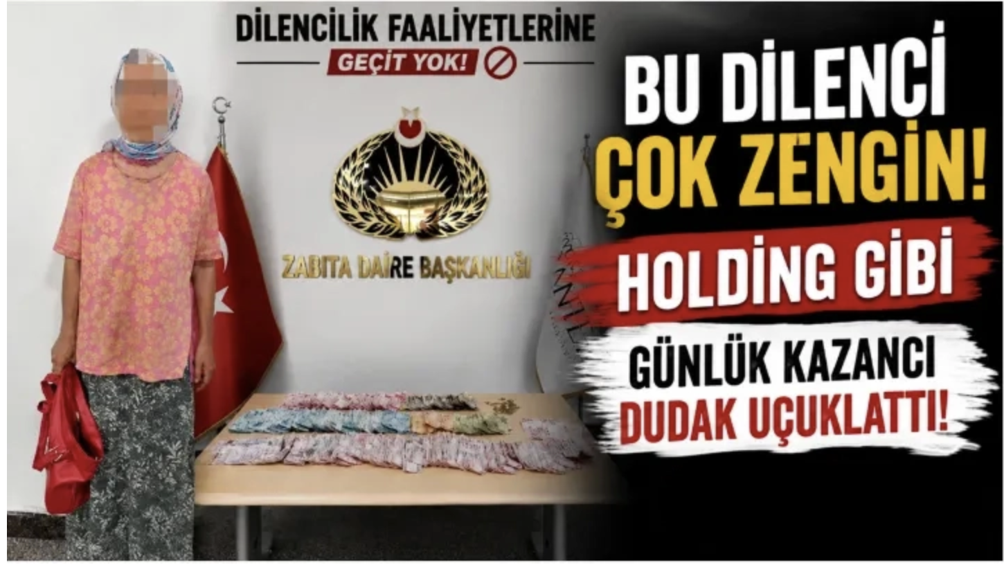 Bu dilenci çok zengin! Holding gibi!