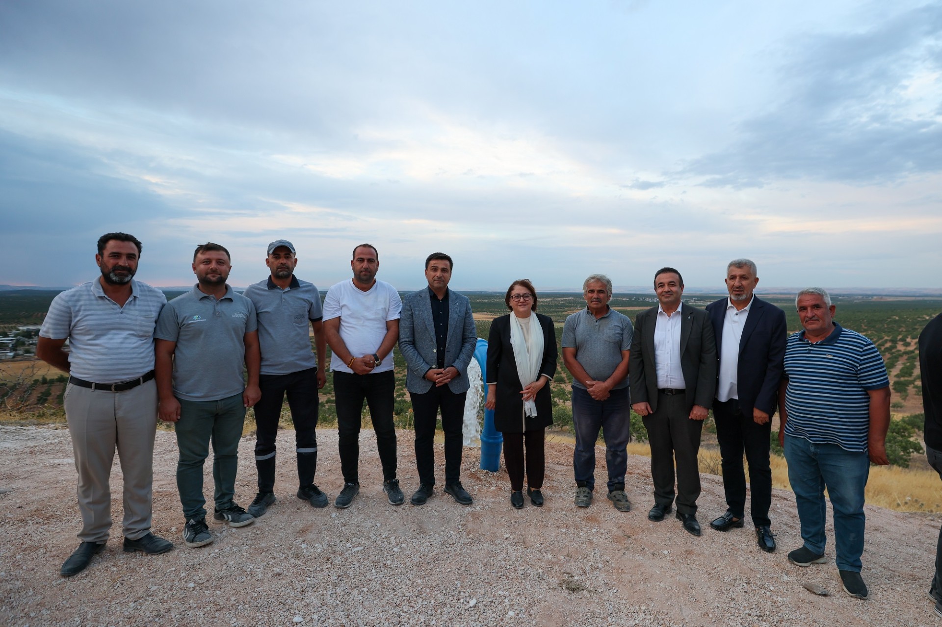 BAŞKAN ŞAHİN, KARKAMIŞ’TA 5 BİN KİŞİYE HİZMET VEREN SU YATIRIMINI YERİNDE İNCELEDİ