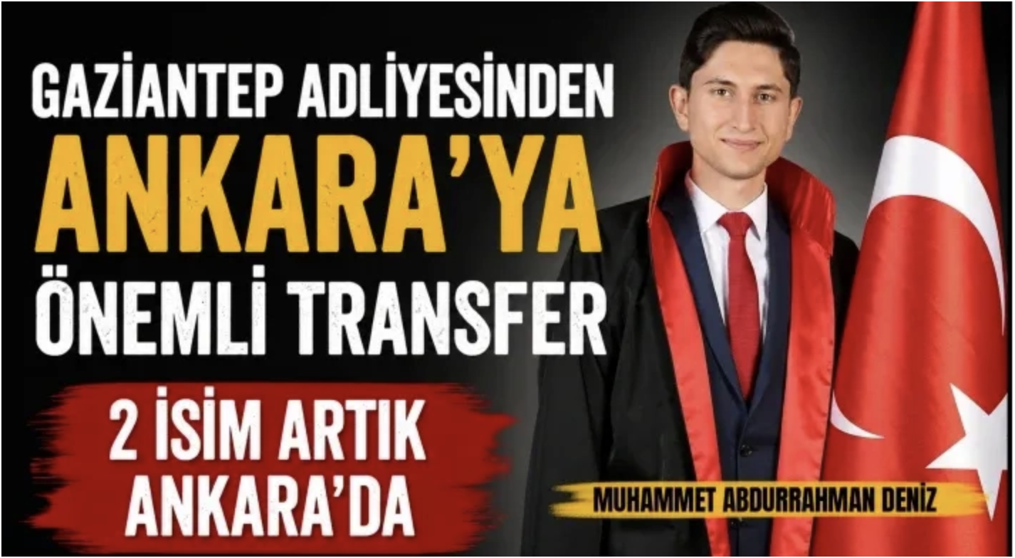 Gaziantep Adliyesinden Ankara'ya önemli transfer!