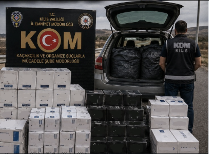 Büyük operasyon! Binlerce kaçak sigara yakalandı