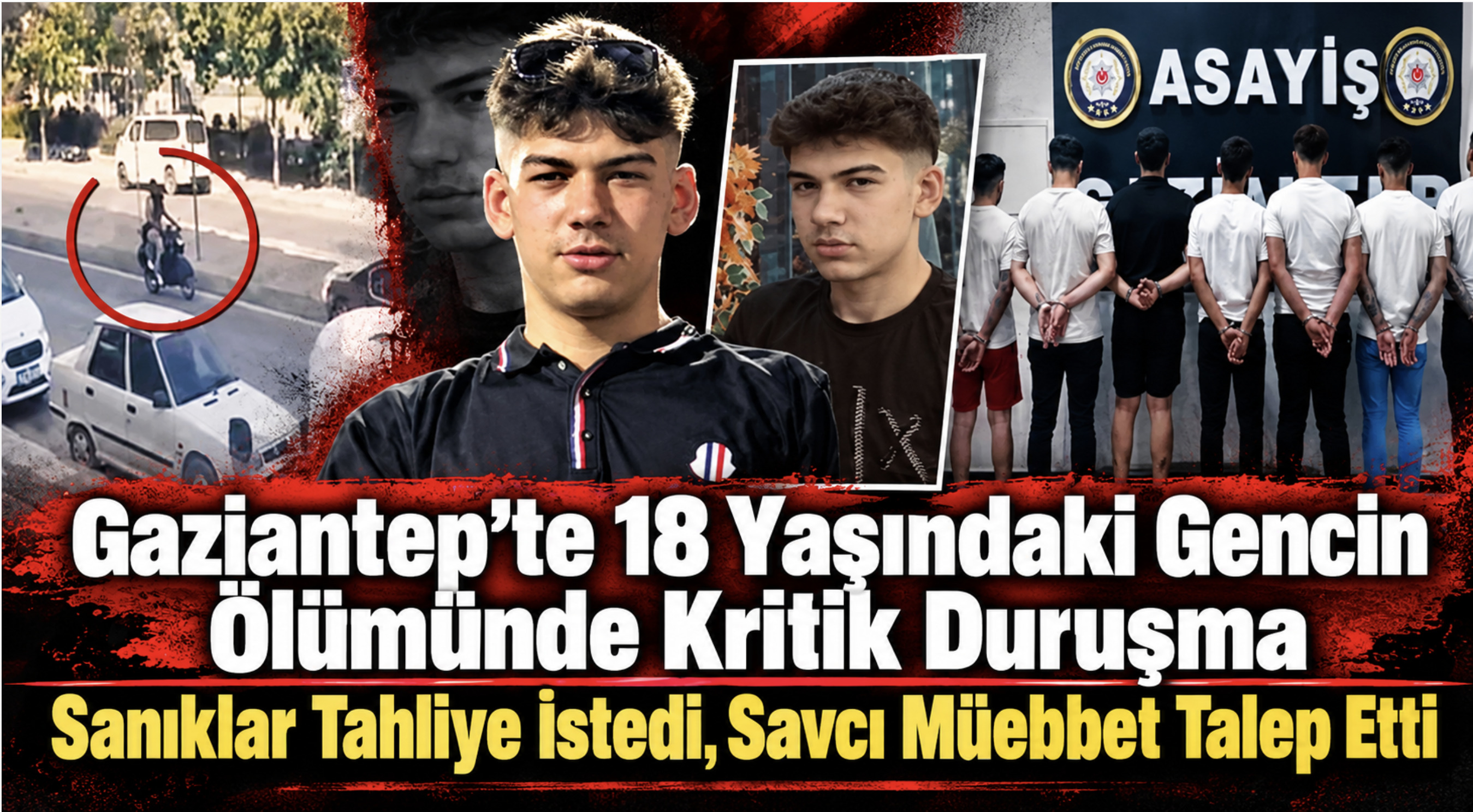 Gaziantep’te Parkta İşlenen Cinayette Müebbet Talebi