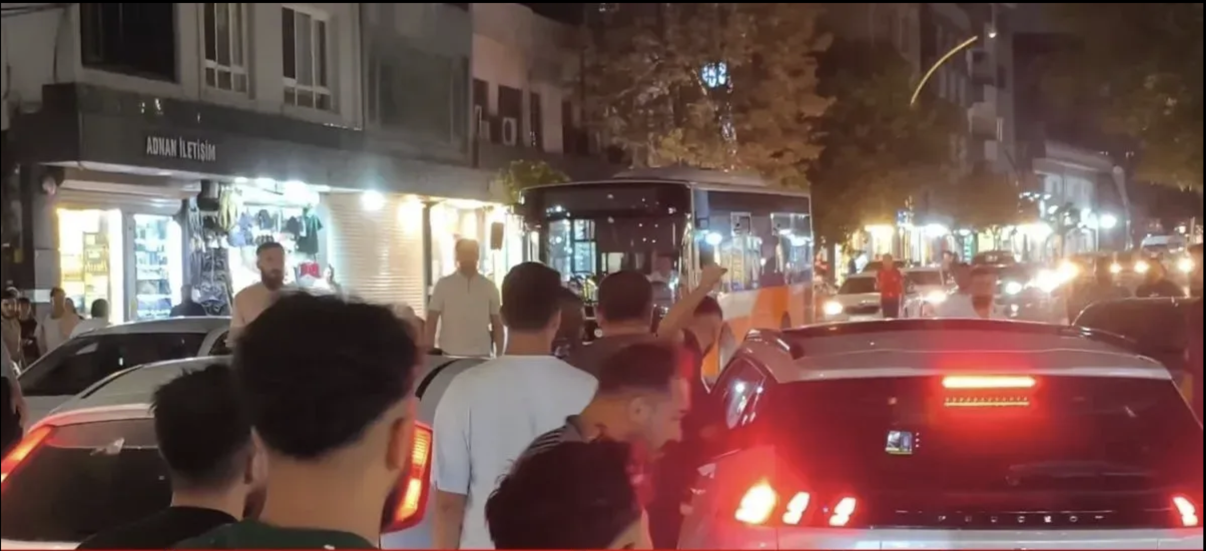 Gaziantep’te trafikte gergin anlar!