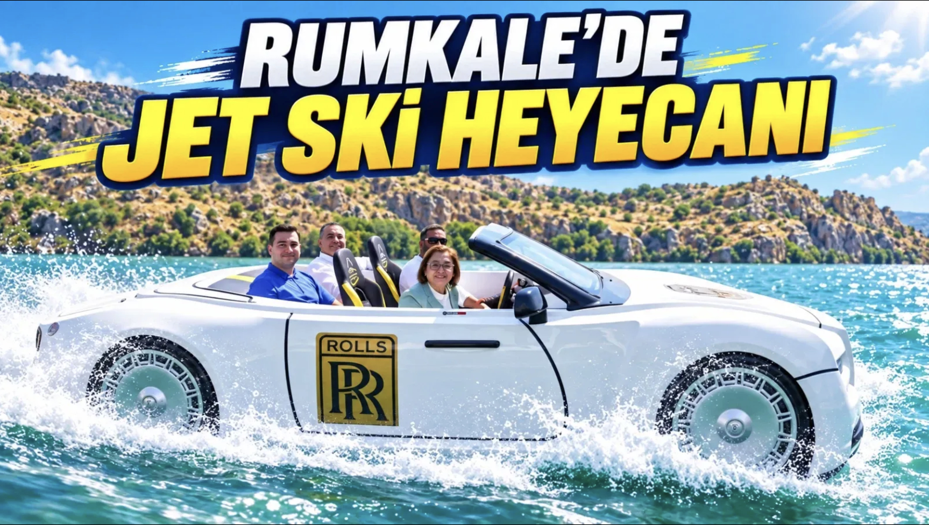 Yeni trend: Rumkale jet skisi