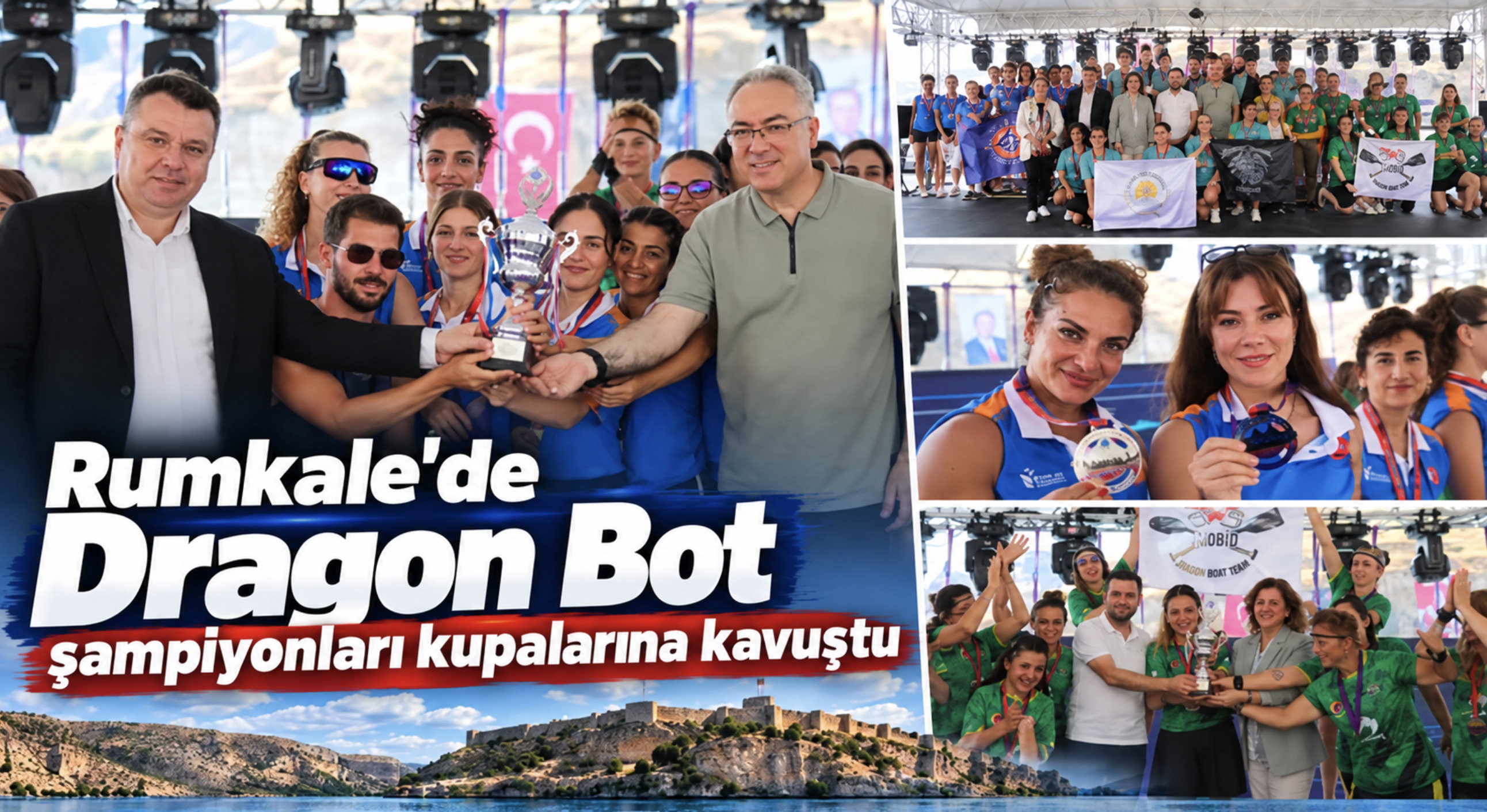Rumkale'de Dragon Bot şampiyonları kupalarına kavuştu
