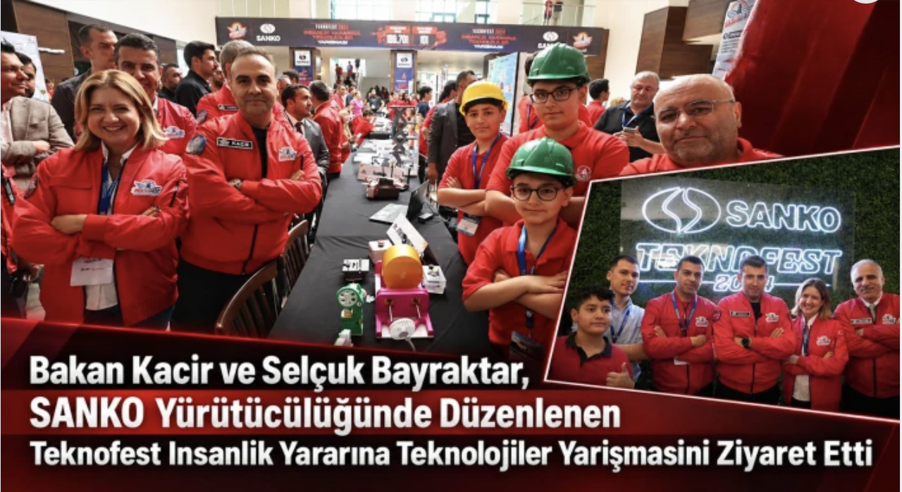 TEKNOFEST’te SANKO’ya Üst Düzey Ziyaret