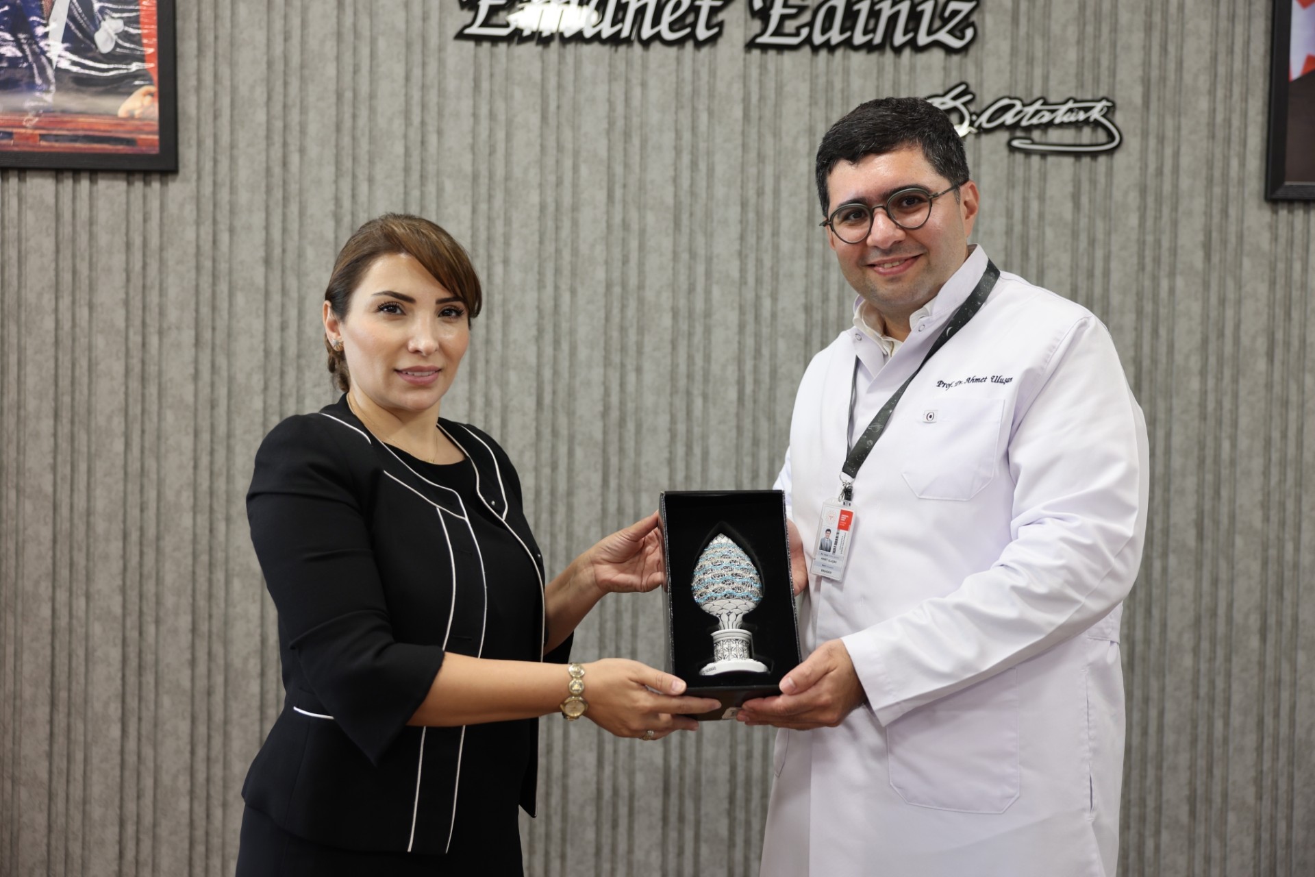 GGC HEYETİNDEN GAZİANTEP ŞEHİR HASTANESİ BAŞHEKİMİ ULUŞAN'A ZİYARET