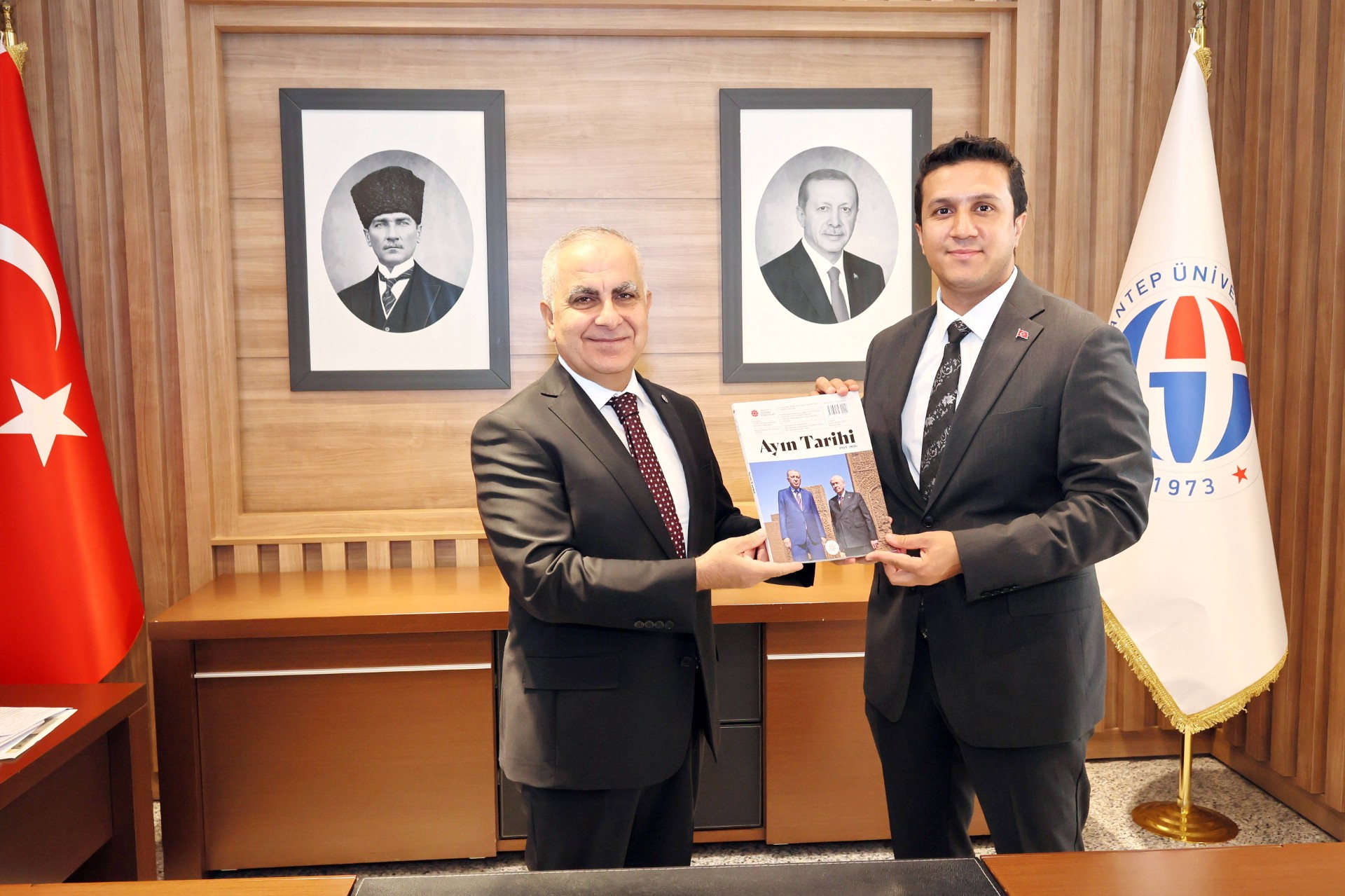 İLETİŞİM BAŞKANLIĞI GAZİANTEP BÖLGE MÜDÜRÜ ÇİVİ’DEN REKTÖR DOĞAN’A ZİYARET