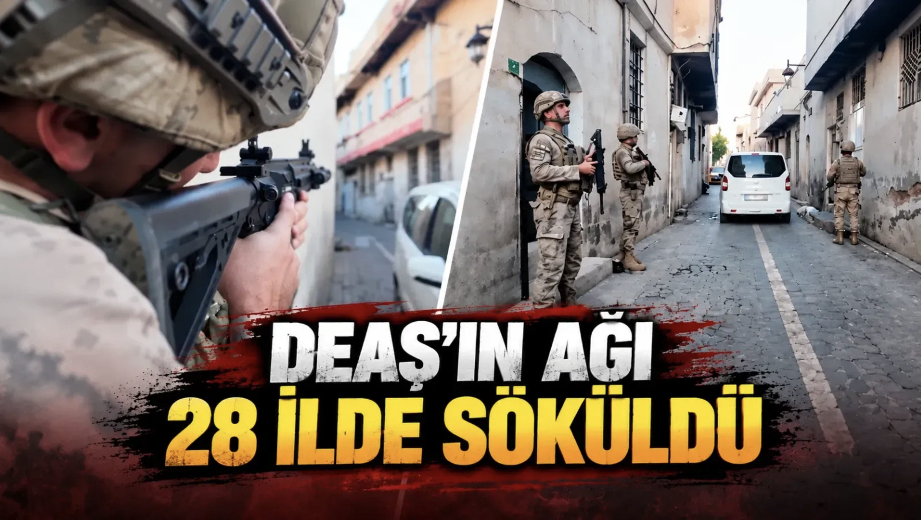 Gaziantep dahil 28 İlde DEAŞ operasyonu