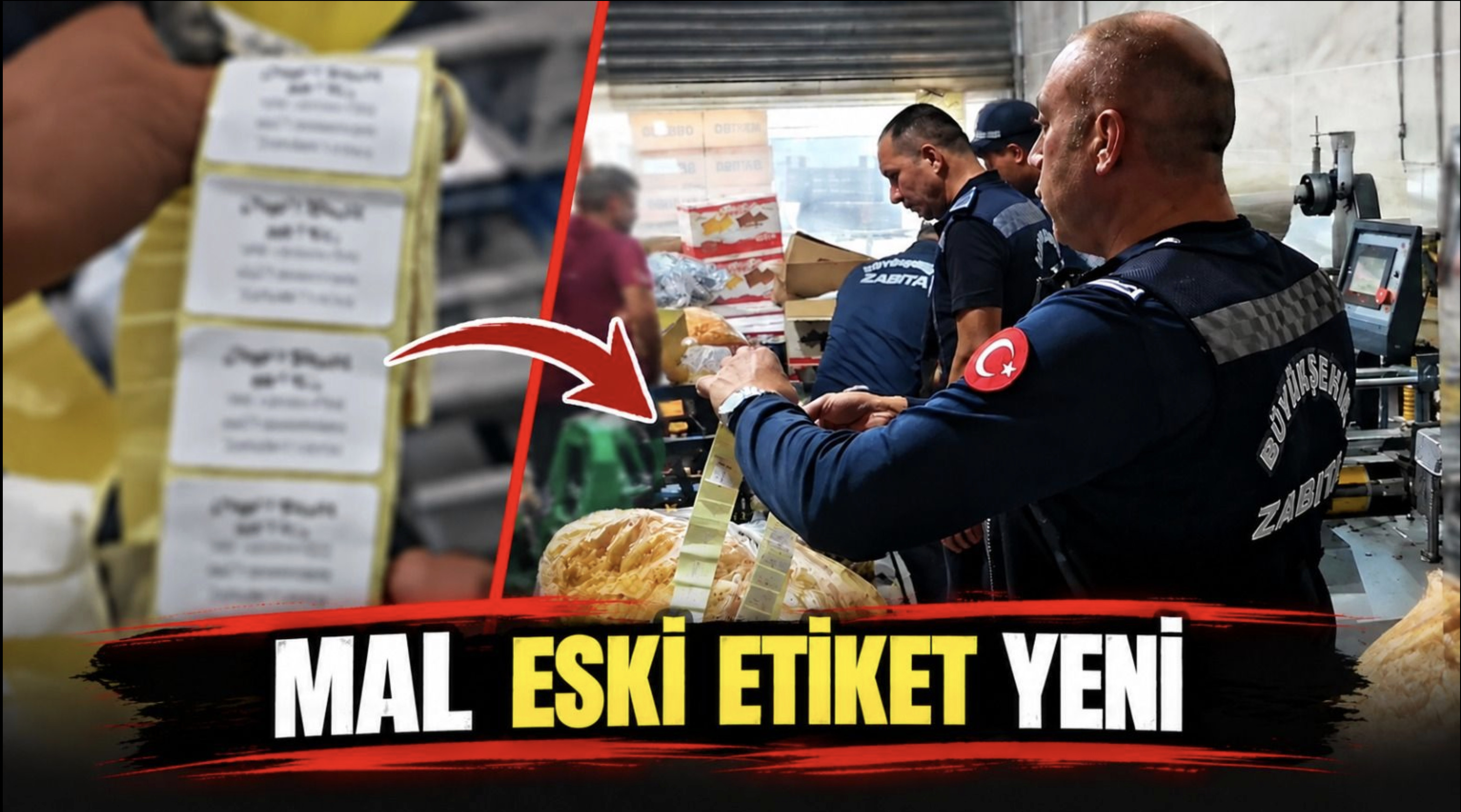 Bozuk ürünü yeni etiketle sattılar