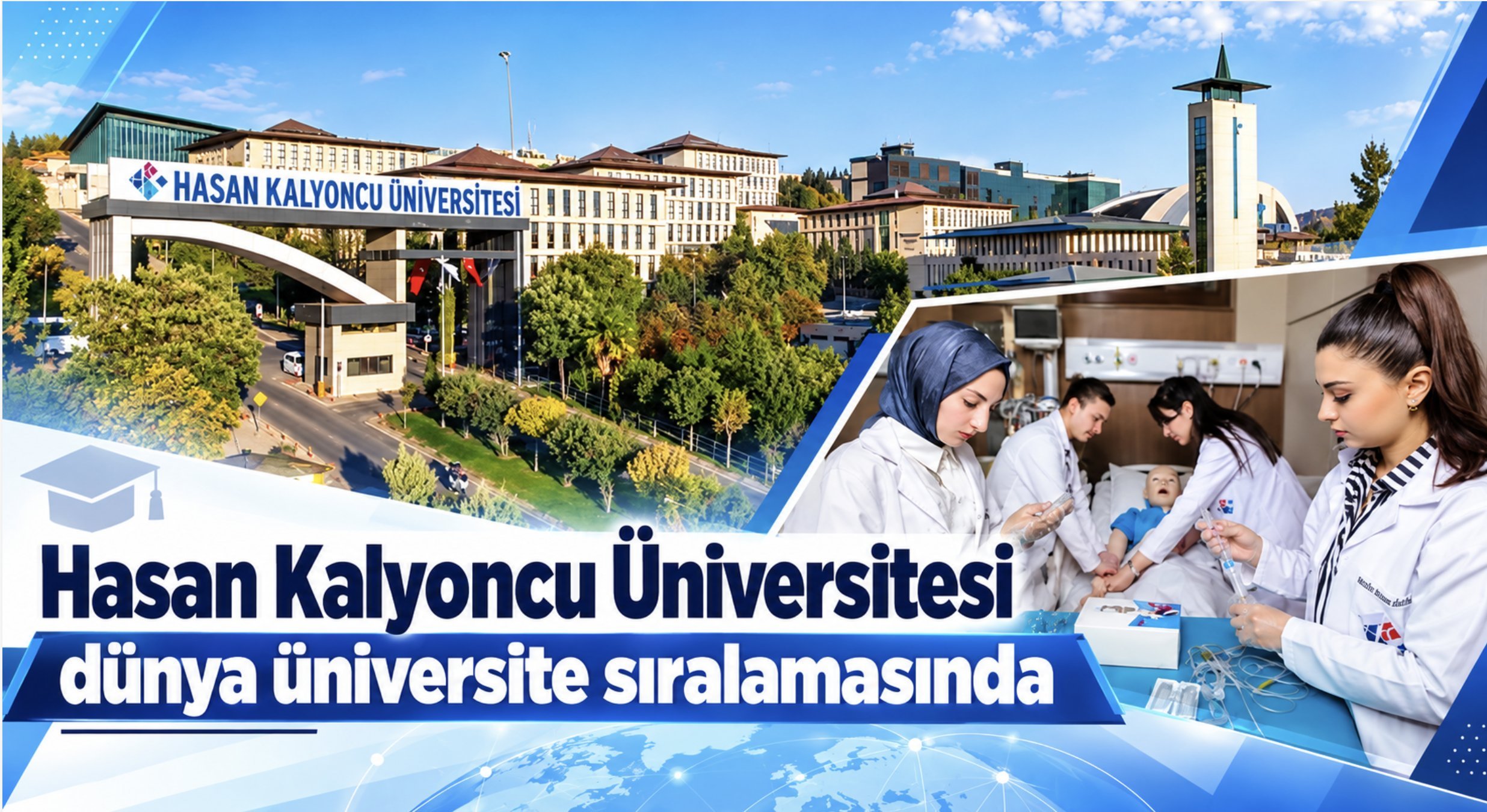 Hasan Kalyoncu Üniversitesi dünya üniversite sıralamasında