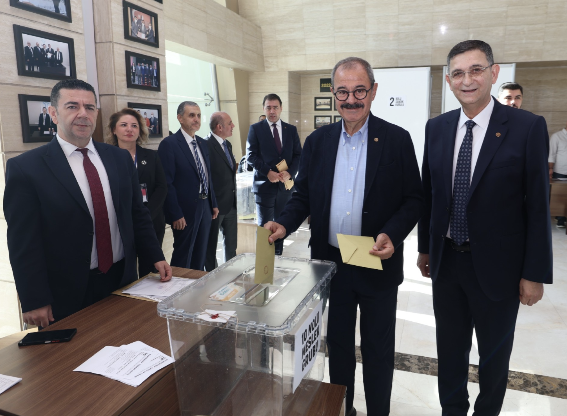 Gaziantep’te GTO seçim heyecanı: Adil Sani Konukoğlu oyunu kullandı