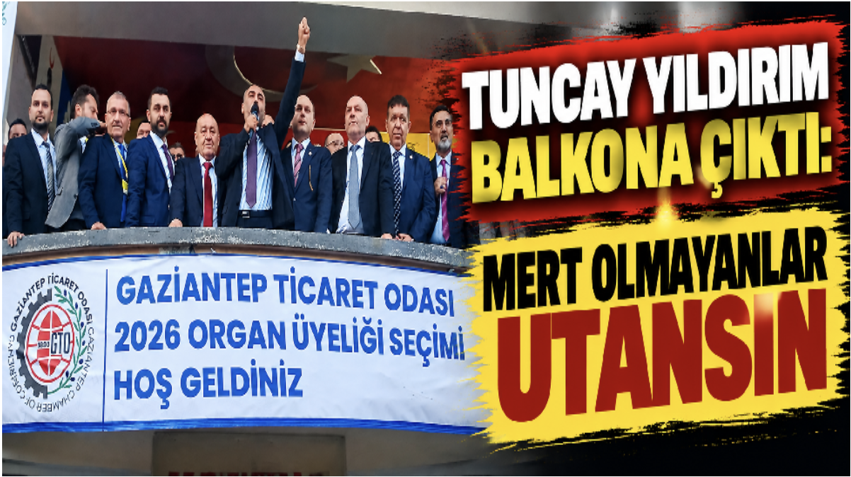 Tuncay Yıldırım balkona çıktı: Mert olmayanlar utansın