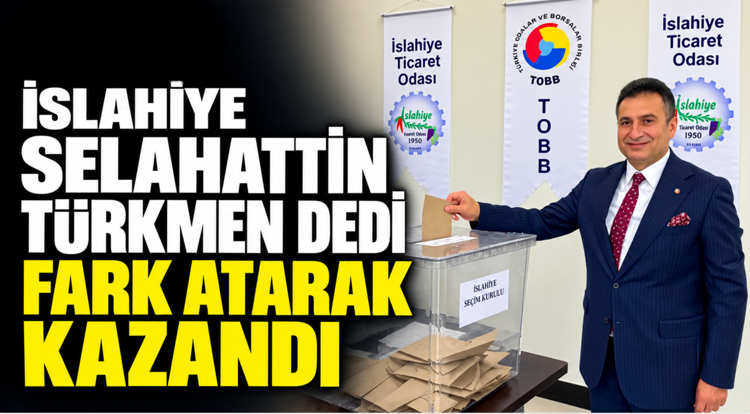İSLAHİYE SELAHATTİN TÜRKMEN DEDİ FARK ATARAK KAZANDI