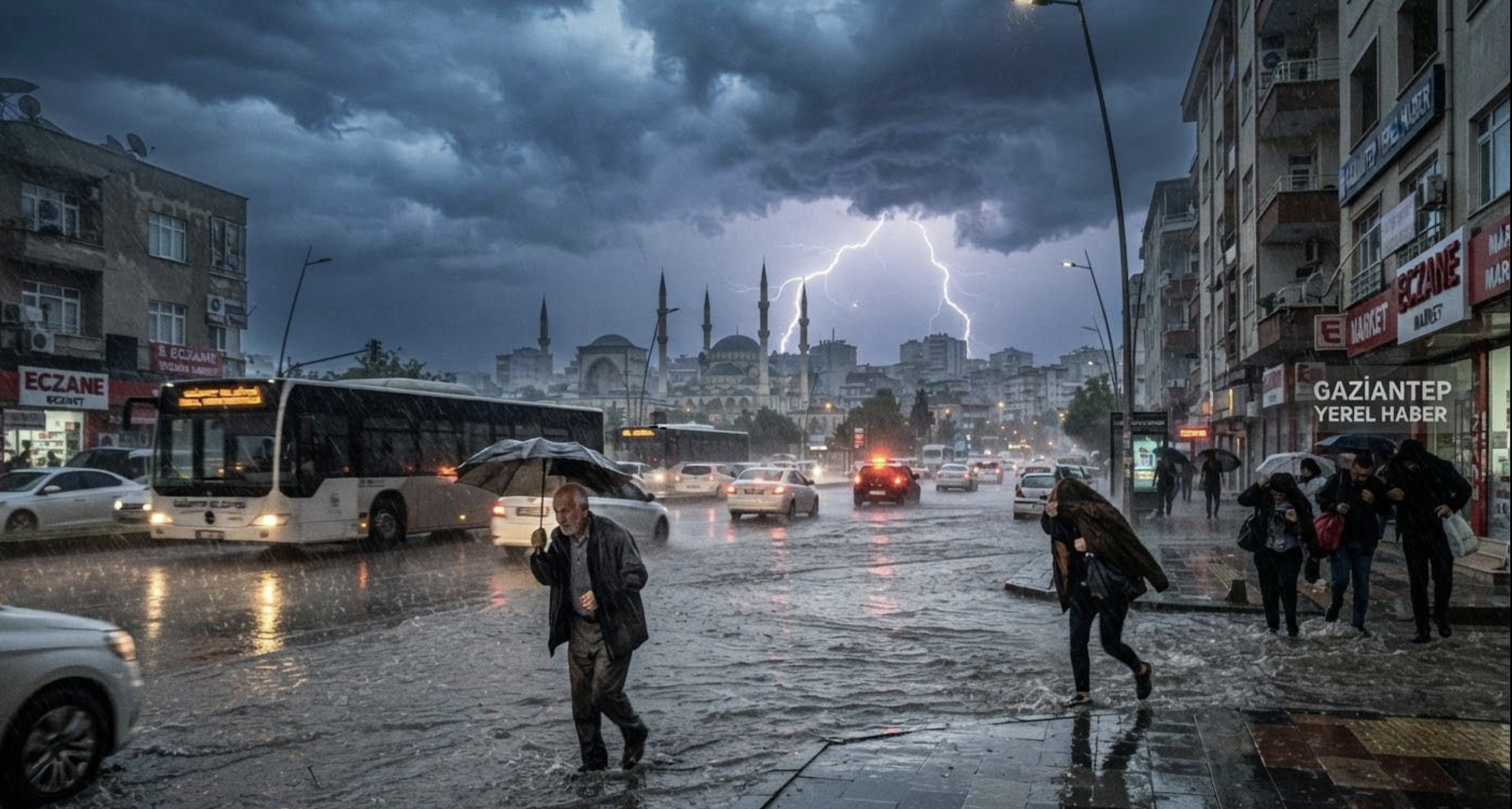 Gaziantep İçin Acil Uyarı: Kuvvetli Yağış ve Sel Tehlikesine Dikkat!