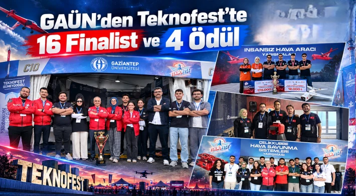 GAÜN’den Teknofest’te 16 Finalist ve 4 Ödül