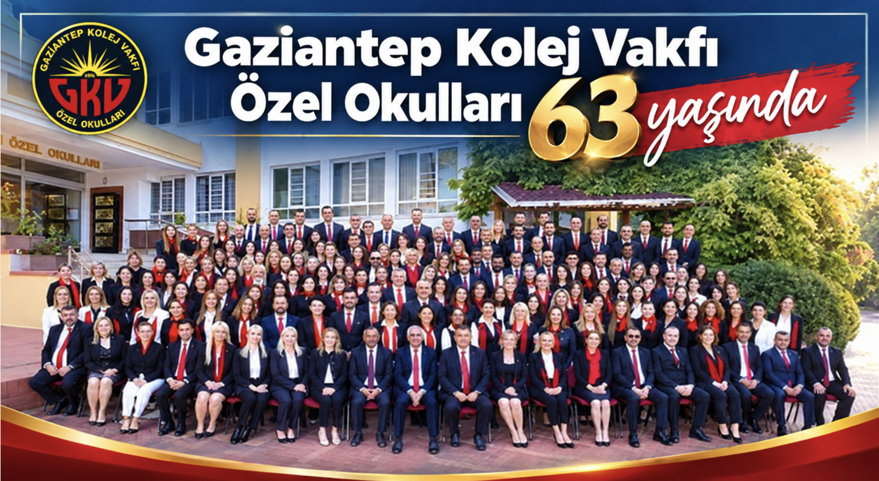 Gaziantep Kolej Vakfı Özel Okulları 63 yaşında