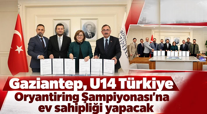 Gaziantep, U14 Türkiye Oryantiring Şampiyonası'na ev sahipliği yapacak