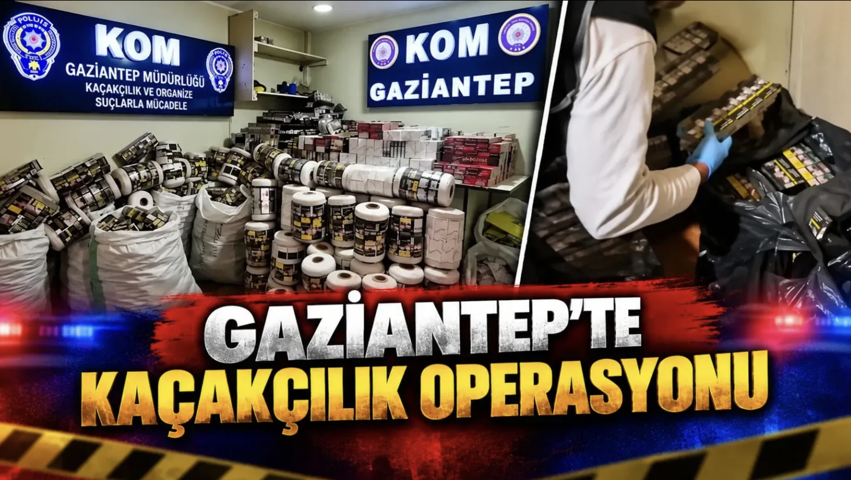 Gaziantep’te kaçakçılara darbe