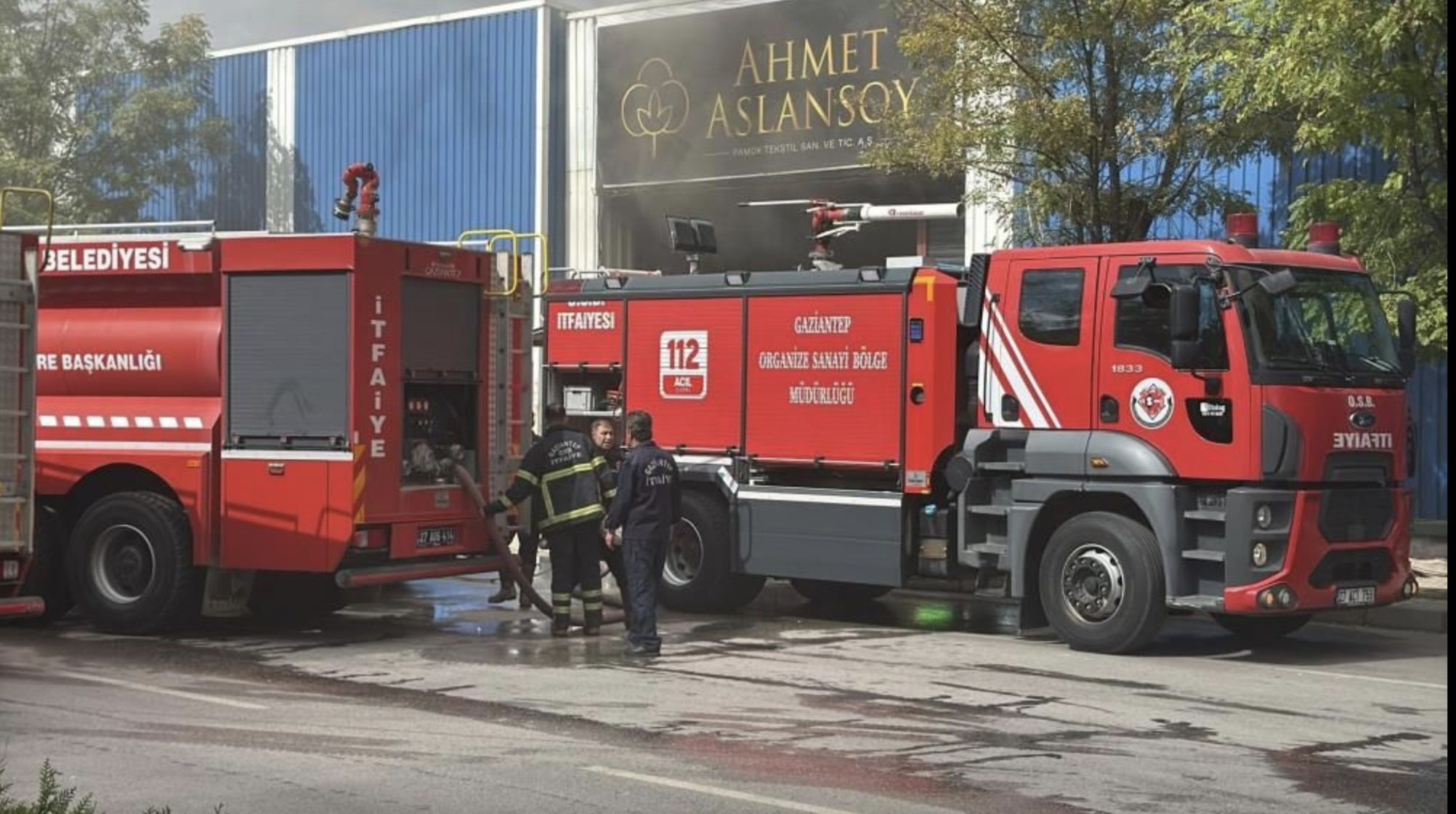Son dakika! Gaziantep OSB'de büyük yangın! Çok sayıda itfaiye ekipleri sevk edildi