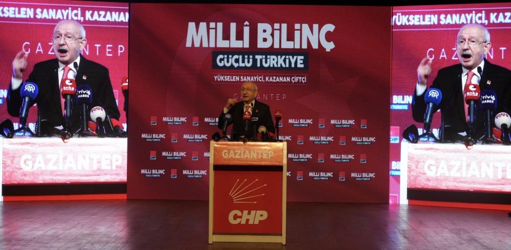 Kılıçdaroğlu, Gaziantep'te "Milli Bilinç, Yükselen Sanayi, Kazanan Çiftçi" programına katıldı