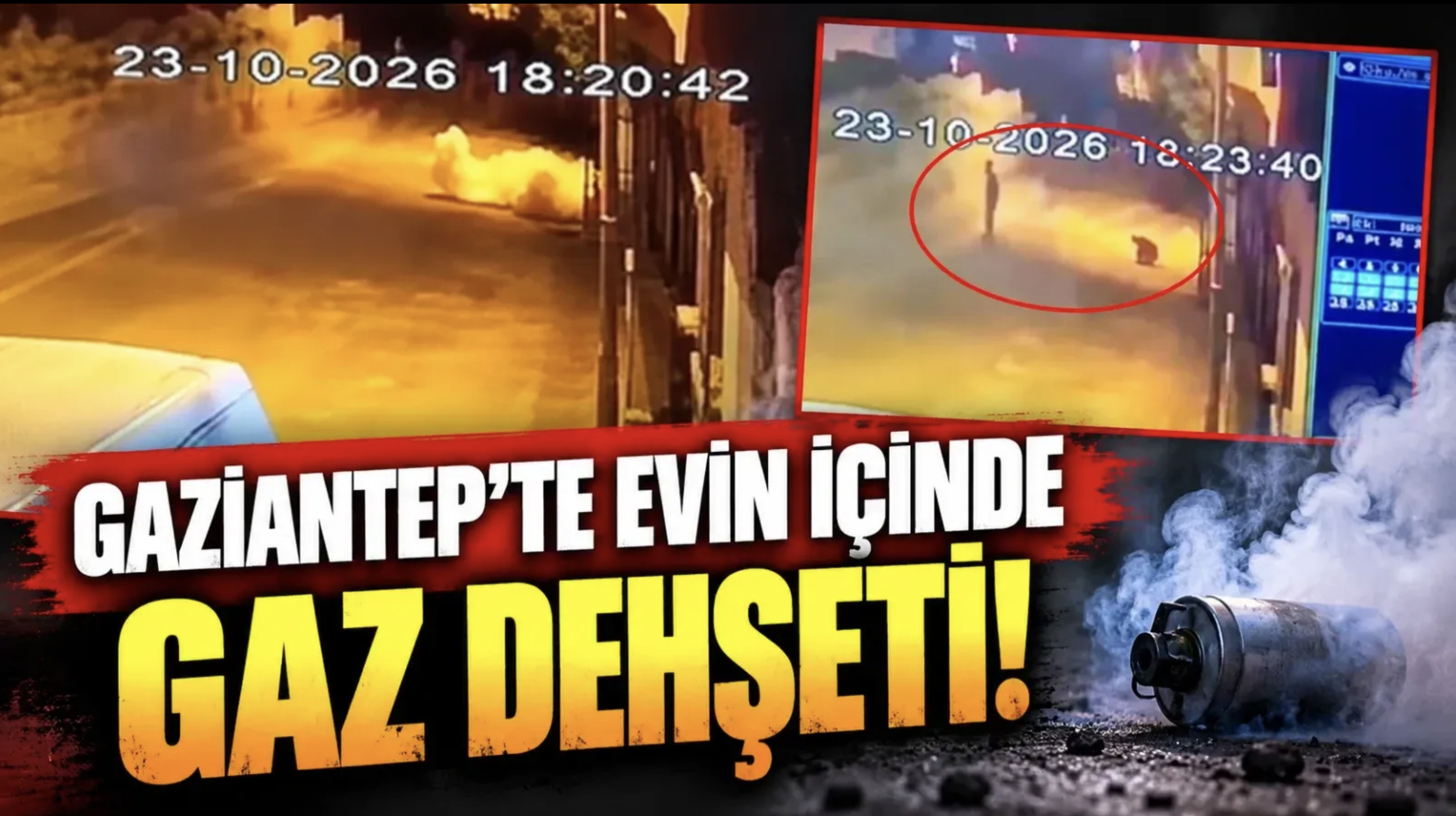 Gaziantep’te 5 kişiye gaz kâbusu