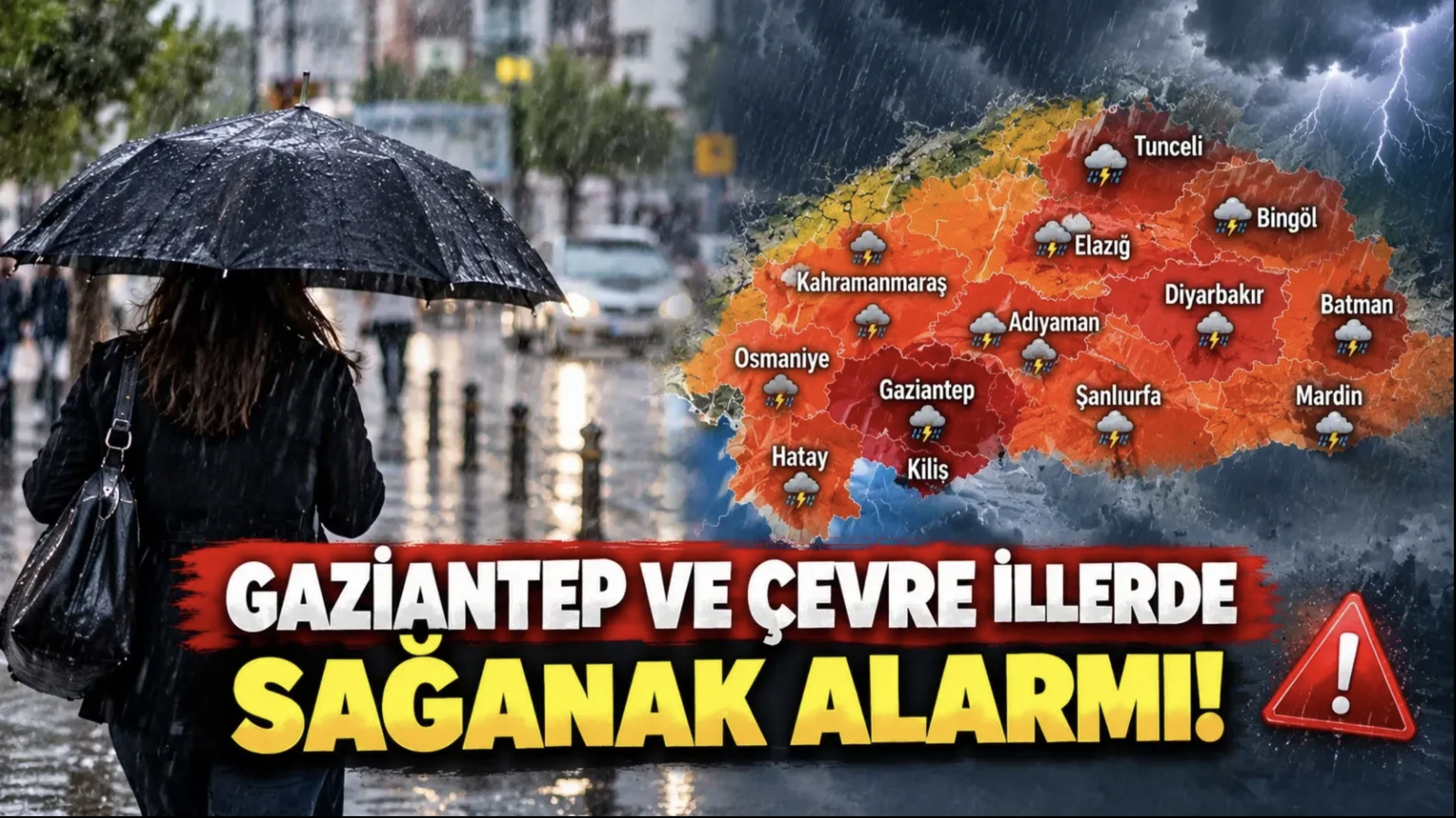 Gaziantep dahil birçok ile kritik uyarı