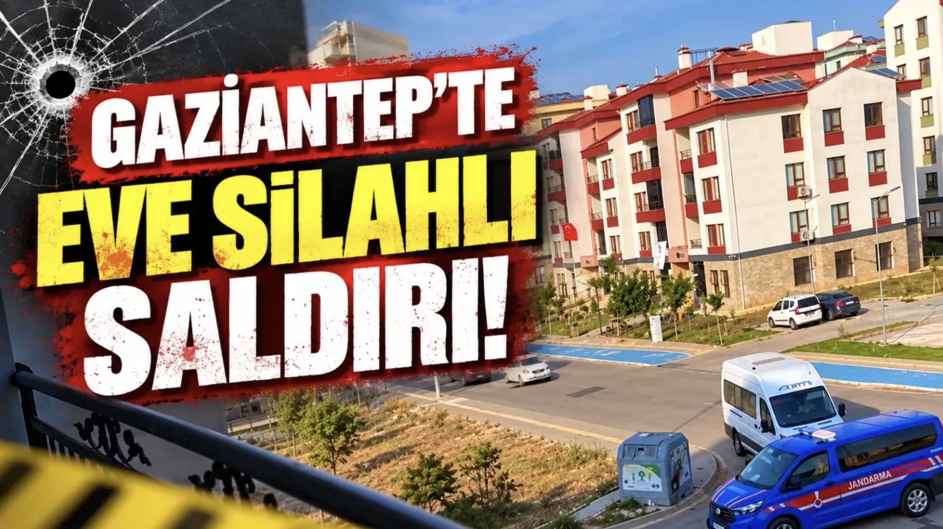 Gaziantep’te eve kurşun yağdırıldığı iddiası!