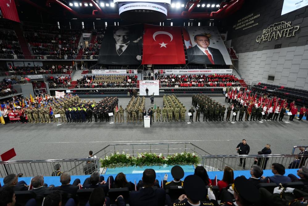 Gaziantep'te Cumhuriyet'in 103'üncü yılı coşkuyla kutlandı