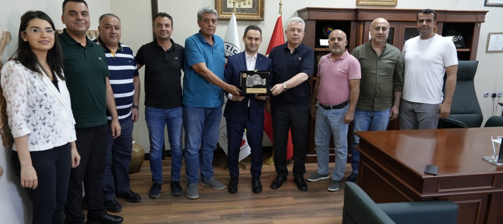 NİZİP AĞIR CEZA MAHKEMESİ BAŞKANI İBRAHİM HULUSİ KÜLAHCI’DAN NTO’YA VEDA ZİYARETİ