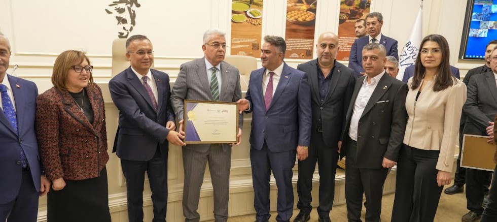 NİZİP TİCARET ODASI, SINAİ MÜLKİYET HAKLARI VE COĞRAFİ  İŞARETLER PROGRAMINDA ÖDÜLLENDİRİLDİ