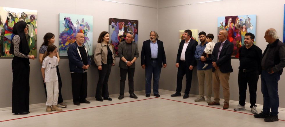 NURGÜL FERAHOĞLU SANKO SANAT GALERİSİ’NDE RESİM SERGİSİ AÇTI