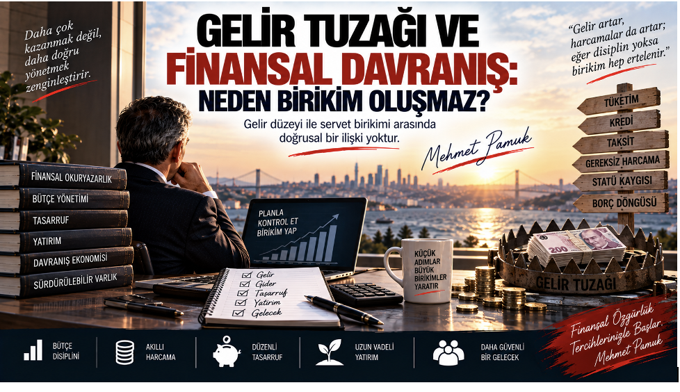 GELİR TUZAĞI VE FİNANSAL DAVRANIŞ NEDEN BİRİKİM OLUŞMAZ?