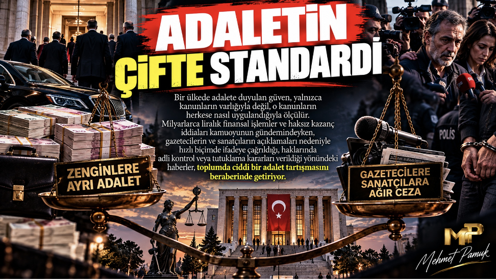 ADALETİN ÇİFTE STANDARDI
