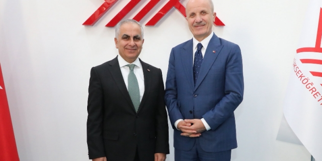 REKTÖR DOĞAN’DAN YÖK BAŞKANI ÖZVAR’A HAYIRLI OLSUN ZİYARETİ