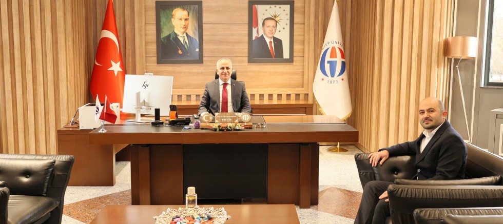 REKTÖR DOĞAN, TÜBİTAK 1001 PROJESİNİN YÜRÜTÜCÜSÜ DOÇ. DR. KARACAN’I KABUL ETTİ